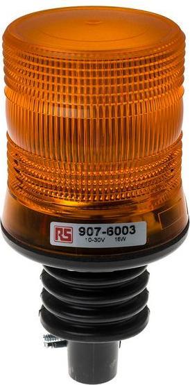 Produktbild RS PRO LED Beacon, Amber, Flexi DIN, 10-30Vdc