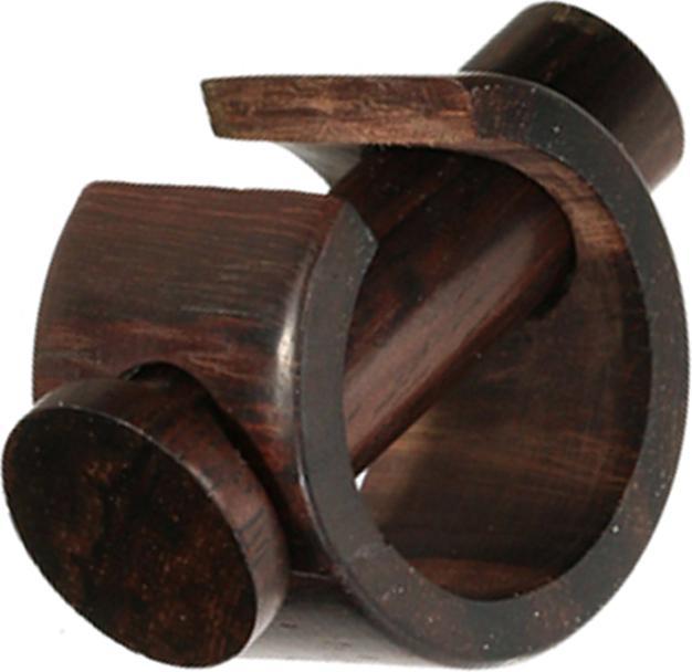 Immagine prodotto Star Piercing Bullone a spina con scudo in legno di Narra (senza ottone, Organico)