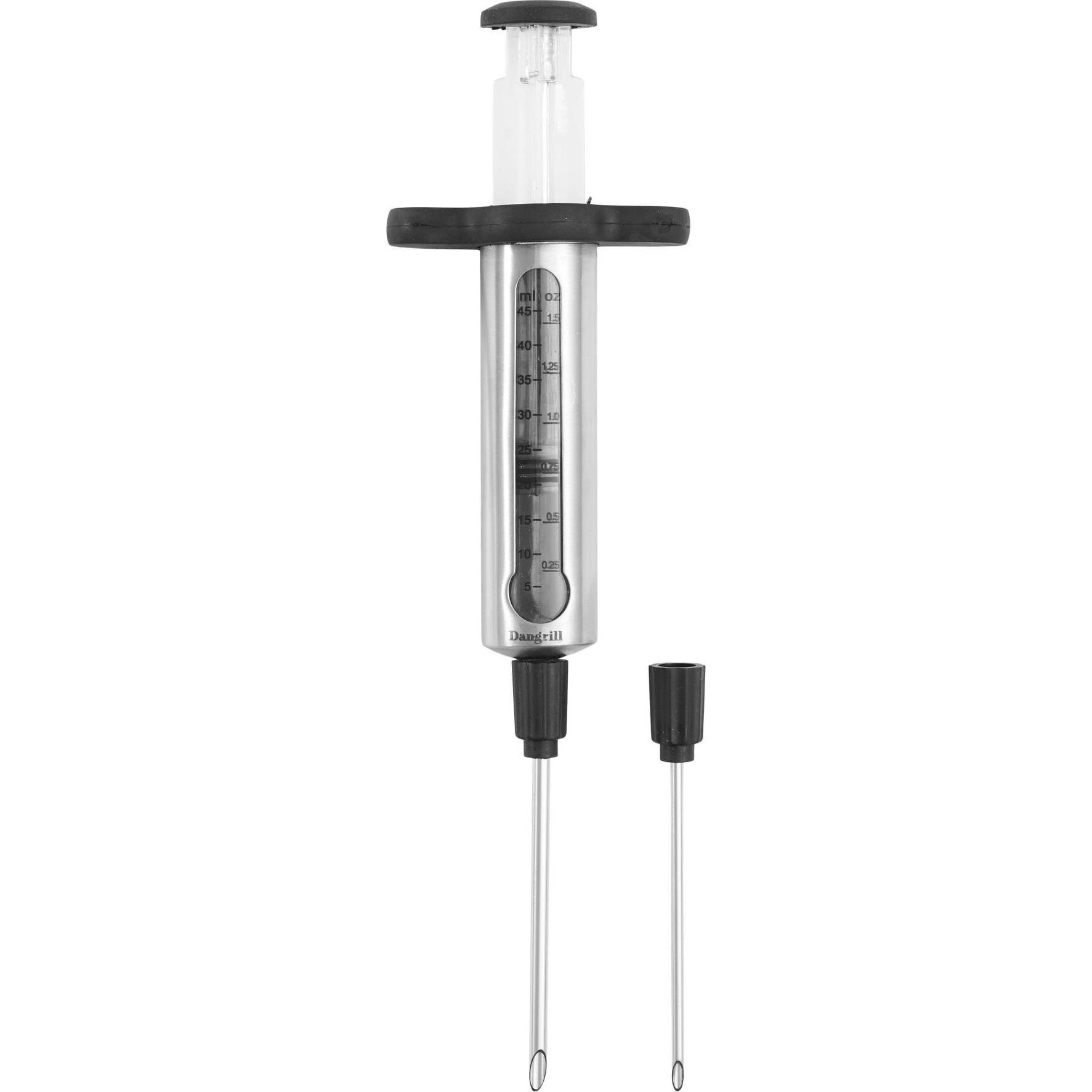 Dangrill, Grillbesteck, Marinierspritze 26 cm, Silber