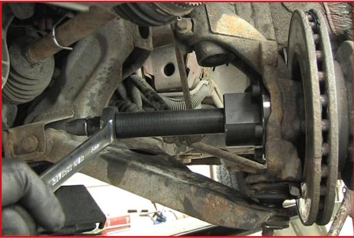 Immagine prodotto KS Tools Set di attrezzi per cuscinetti ruota per Ford Transit, 17 pezzi.