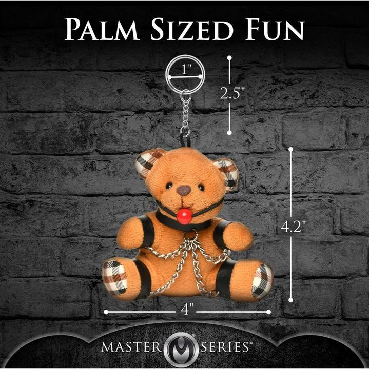 Produktbild Master Series Geknebelter Teddybär Schlüsselanhänger