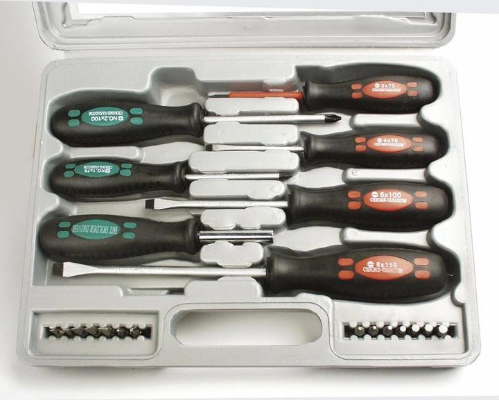 Produktbild Mannesmann Werkstatt Schraubendreher-Set (Pozidriv-Kreuzschlitz (PZ), Schlitzschrauben)