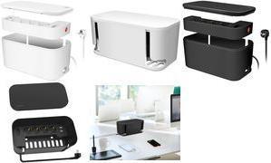 Produktbild LogiLink Kabelbox mit 5-fach-Steckdosenleiste Schuko