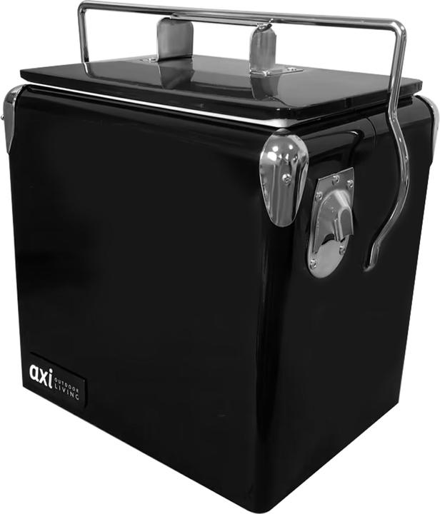 Produktbild Axi Retro Getränkekühler Mini Schwarz (13 l)