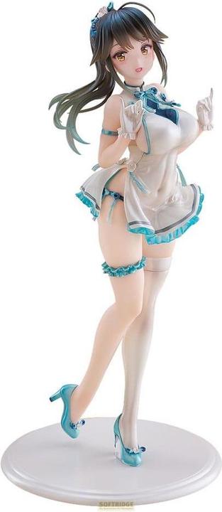 Wave Avian Romance Pink Label 5 PVC Statue 1/6 Ponytail Girl: Qipao 29 cm