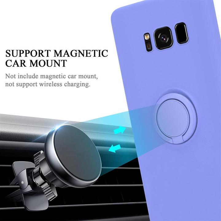 Actual product image Cadorabo TPU Liquid Ring Silicone Case Cover (Samsung Galaxy S8+)