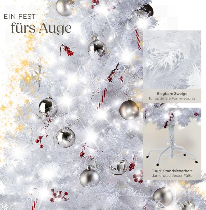 Produktbild tectake Künstlicher Weihnachtsbaum (180 cm)