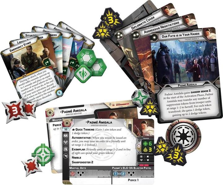 Actual product image FFG FFGD4660 - Padme Amidala: Star Wars Legion, ages 14+ (extension, DE edition) (German)