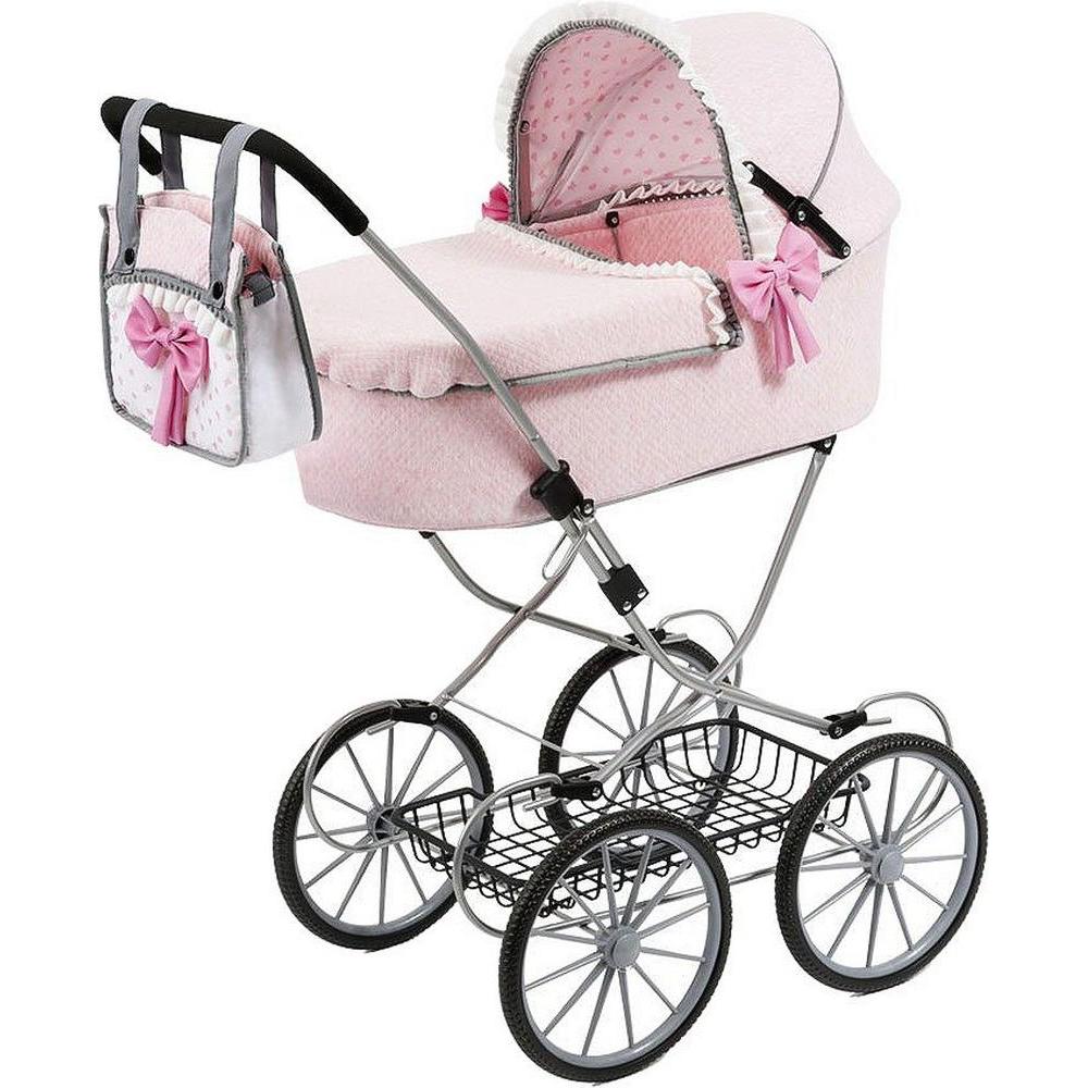 Reig Puppenwägelchen Dolls Pram Rosa 64 cm