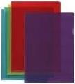 Immagine prodotto Elba Tasche trasparenti, DIN A4, in PVC, 0,15 mm, colori assortiti: blu, giallo, rosso, viola, verde (A4, 1 x)