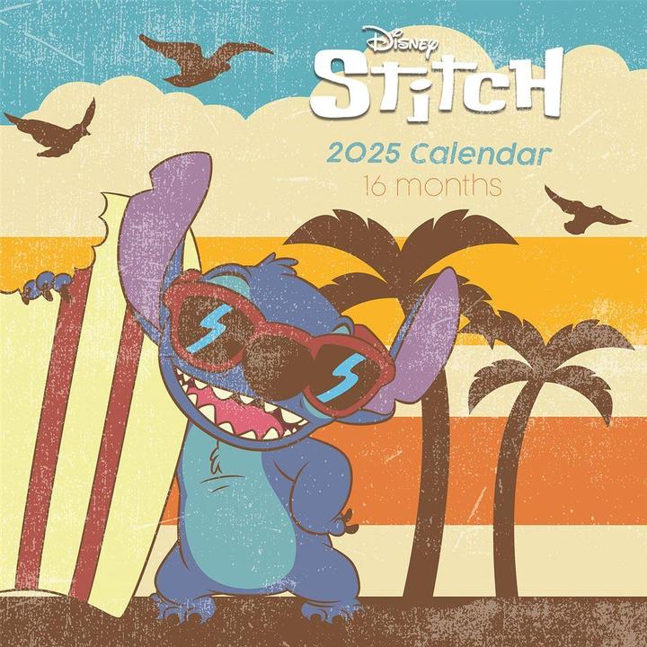 Actual product image Lilo & Stitch 2025 Square Calendar (German)