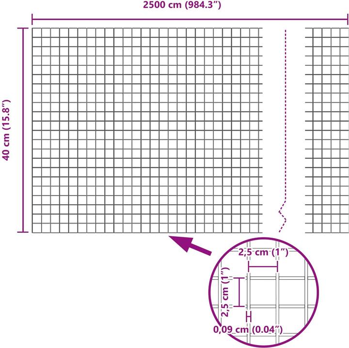 Produktbild vidaXL Gartenzaun