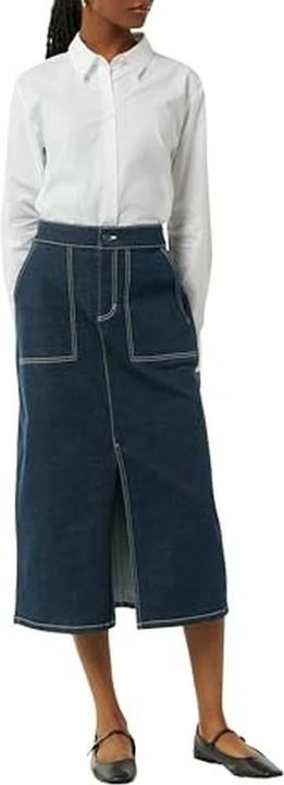 Image du produit Comma Rock Elastischer Denimrock mit dunkler Waschung (38)