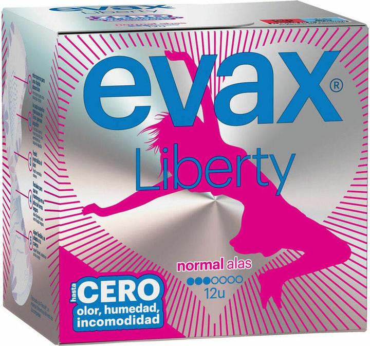 Actual product image Evax LIBERTY compresas normal alas 12 uds