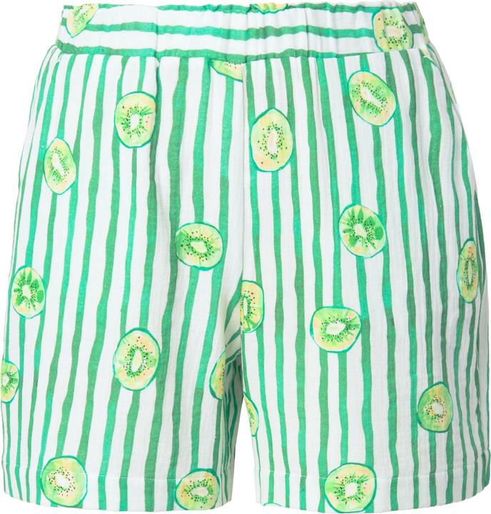 Actual product image Studio Untold Striped Fruit Print Elastic Waist Muslin Shorts (58)