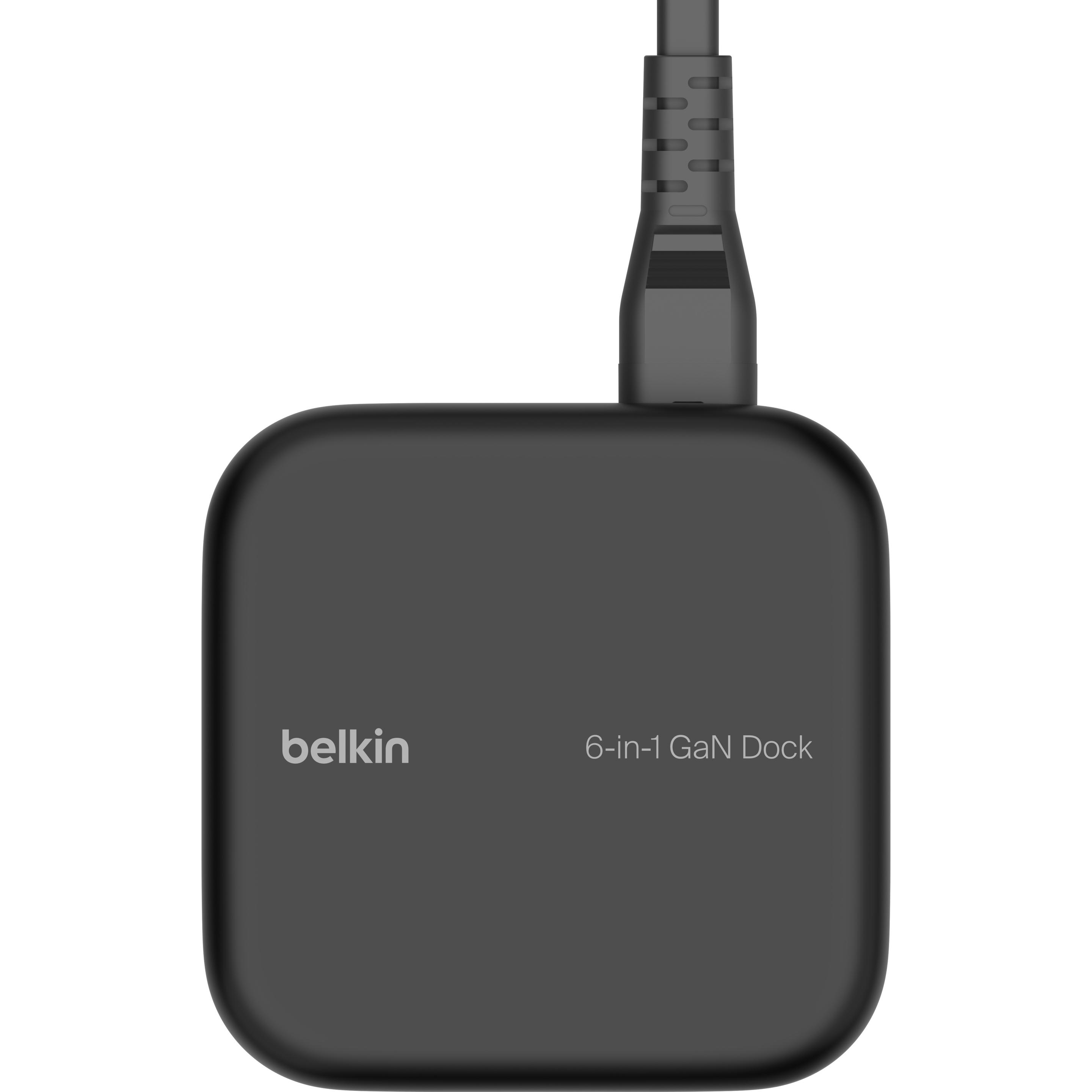 Belkin INC018VFBK (USB-C, 6 porte), Docking station + Hub USB, Nero