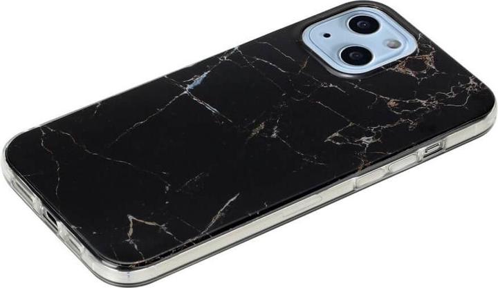 Produktbild Cover-Discount iPhone 14 - Silikon Gummi Case Black Marble (Apple iPhone 14)