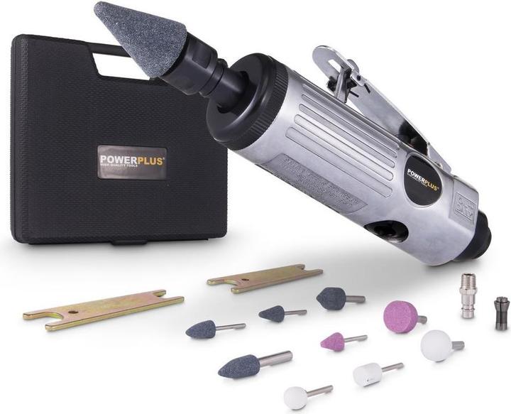 Powerplus Straight grinder Pneumatic 566L/min (Straight grinder)