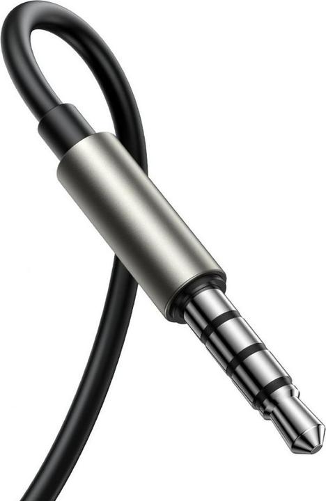 Actual product image Joyroom JR-EW03 Wired Series In-Ear Metal Wired Earbuds-Dark Gray (NC, Cable)