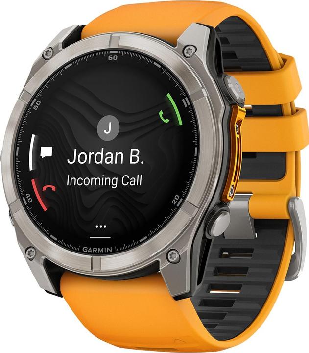 Actual product image Garmin Fenix 8 AMOLED Sapphire Titan (51 mm)