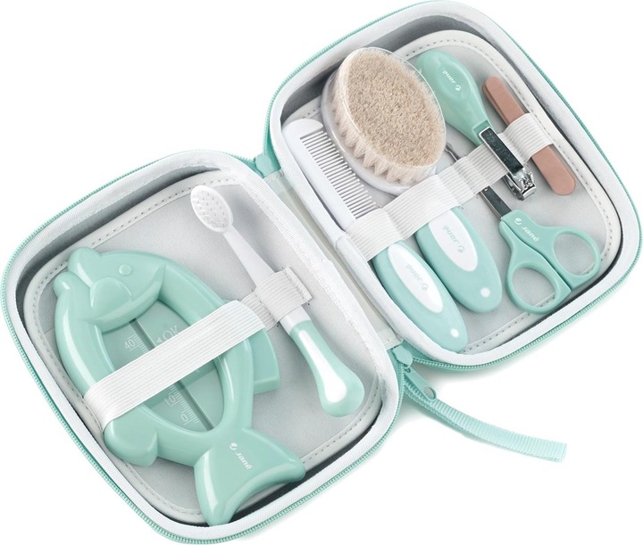 Actual product image Jané Hygiene Set with Toilet Bag Mint 7 Piece