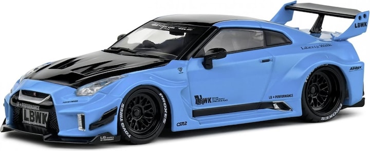 Produktbild Solido 1:43 Nissan GTR35 2019 blau