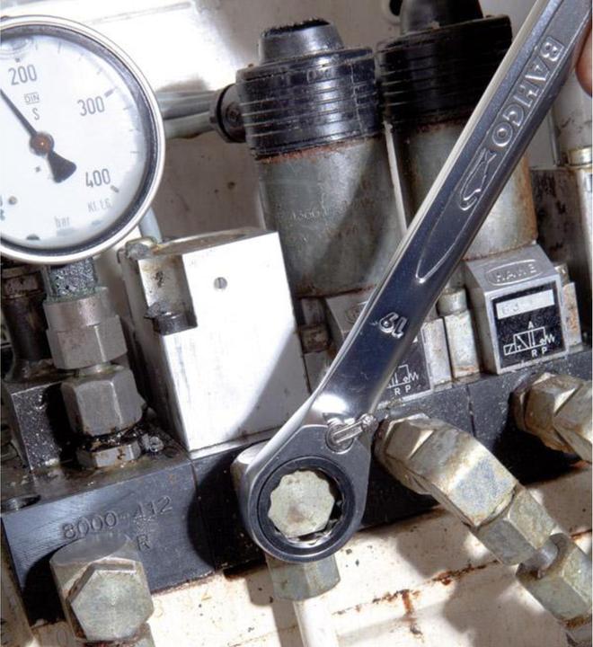 Actual product image Bahco Ratchet ring fork sl.19mm (19 mm)