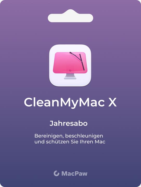 Image du produit MacPaw CleanMyMac X 1-year subscription (1 Mac) Download Code (1 Utilisateur, 1 Périphériques/Utilisateurs, 12 mois)