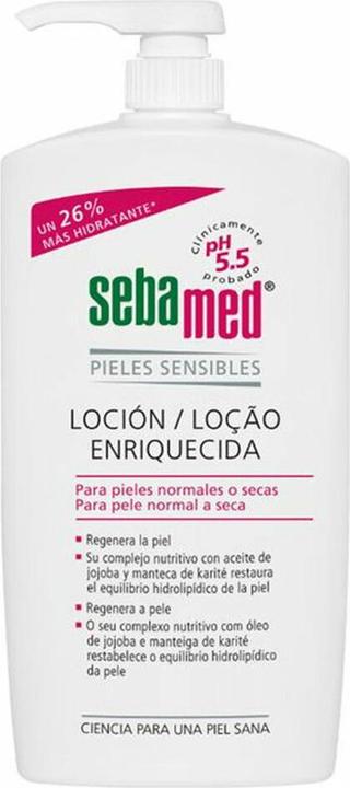 Sebamed Körperlotion 750ml - Öl-in-Wasser-Emulsion Erhält das natürliche Feuchtigkeitsgleichgewicht der (Körperlotion, 750 ml)