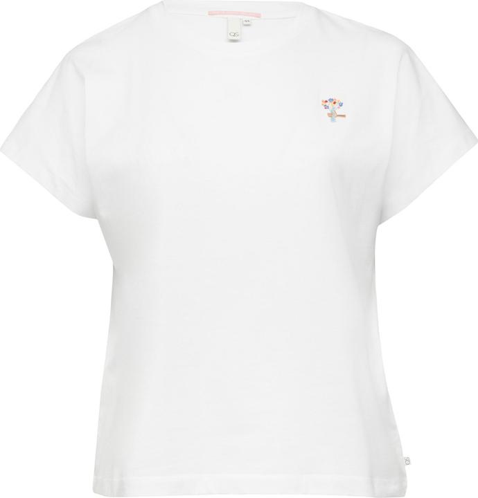 Produktbild S.Oliver T-Shirt lässiges Shirt mit angeschnittener Schulter und kleiner Stickerei (44)