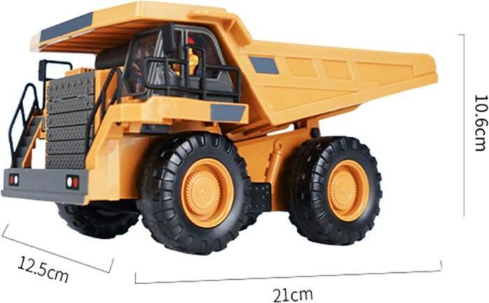 Produktbild Hermex Ferngesteuerter Muldenkipper Kipplaster Baufahrzeugmodell 1.20