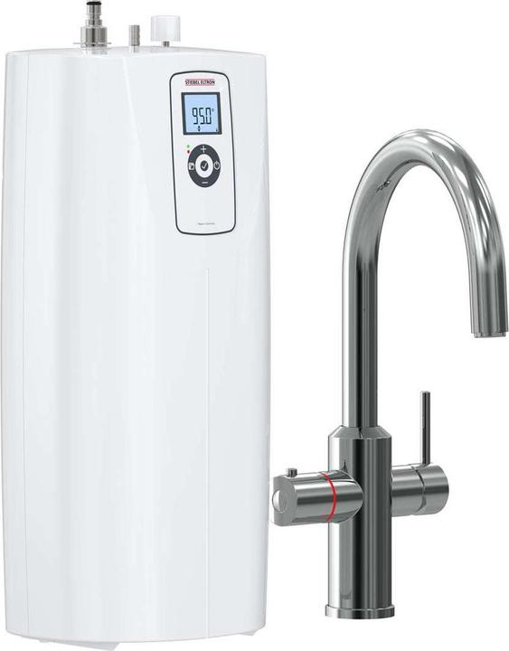 Stiebel Eltron HOT 2.6 N Premium + 3in1 c (chrome), set with hot water appliance + tap for the kitchen, TÜV tested