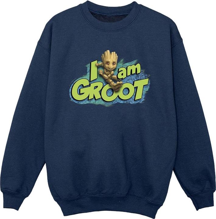 Produktbild Guardians Of The Galaxy I Am Groot Jumping Sweatshirt Jungen (152, 158)