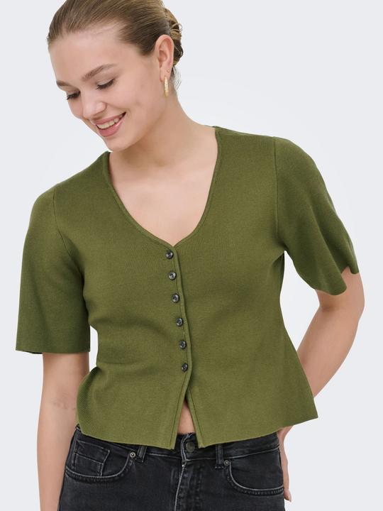 Produktbild Only Onllucy Ss V-Neck Button Ex Knt (S)