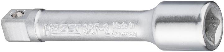 Actual product image HAZET Extension 867-2 ∙ Square, hollow 6.3 mm (1/4 inch) ∙ Square, solid 6.3 mm (1/4 inch) (1/4")
