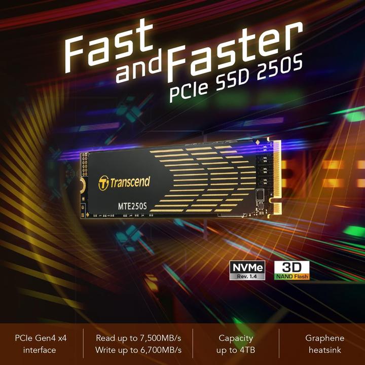 Produktbild Transcend MTE250S (2000 GB, M.2 2280)