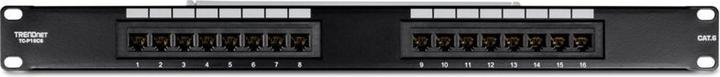 Produktbild Trendnet TC-P16C6 Patch Panel 16-port Cat6 Unshielded