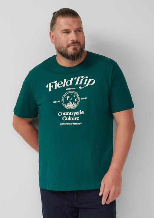 Produktbild S.Oliver T-Shirt Baumwoll-T-Shirt mit Frontprint (XXL)