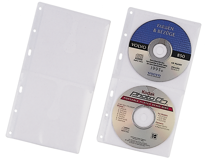 Immagine prodotto Durable Set di buste per CD/DVD per raccoglitori ad anelli (Lettore CD, Giradischi)