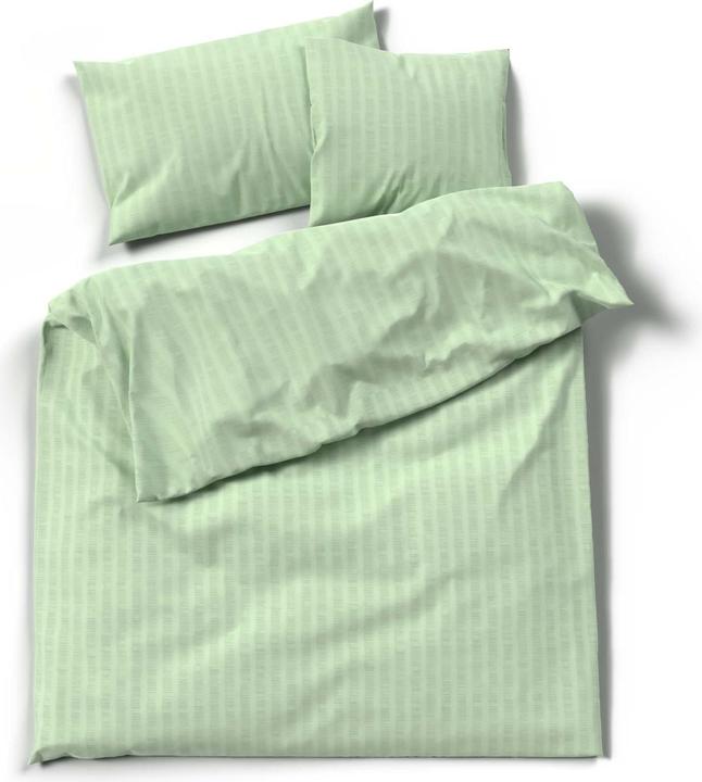 Produktbild Lotus Bettwaren Bettwäsche Satin Seersucker uni (Duvetbezug, 200 x 210 cm)
