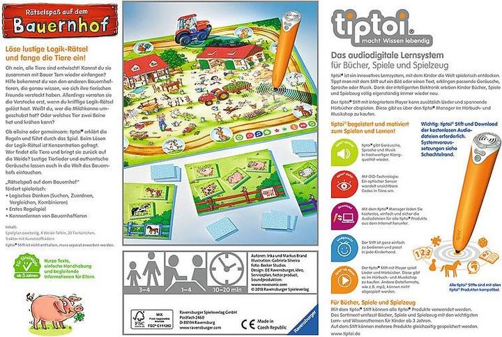 Produktbild tiptoi Lernspiel Rätselspass auf dem Bauernhof (Deutsch)