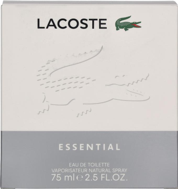Actual product image Lacoste Essential EDT 75 ml (Eau de toilette, 75 ml)