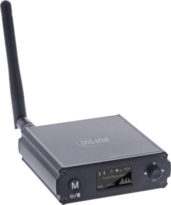 Image du produit InLine Récepteur hi-fi Bluetooth 5.1 & USB DAC, avec LCD (Récepteur)