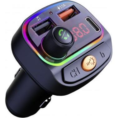 Swissten, Accessori per autoradio, FM Transmitter RGB