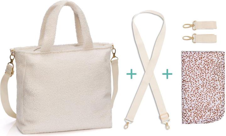 Produktbild Fillikid Wickeltasche Teddy Big Beige