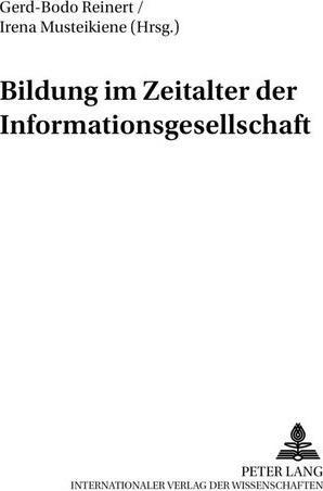 Produktbild Bildung im Zeitalter der Informationsgesellschaft (Deutsch, 2003)