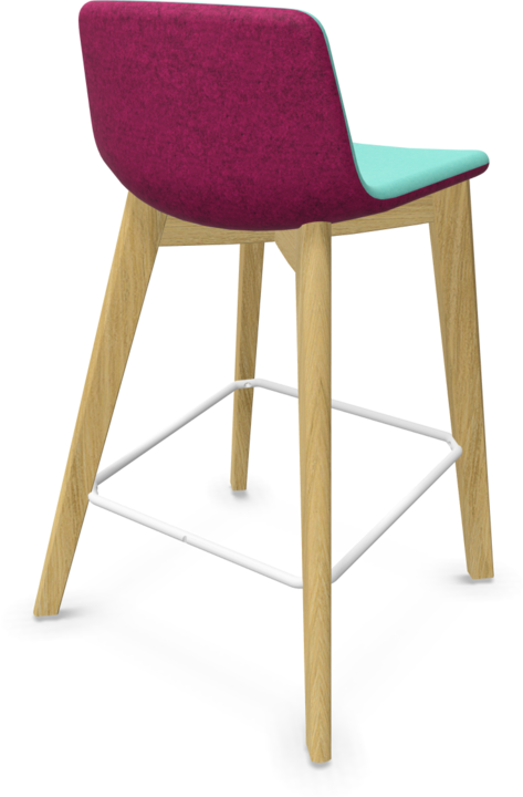 Mint, White, Blackberry melange, Ash natural light grey stained