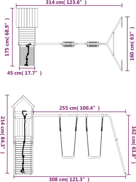 Image du produit vidaXL Spielturm