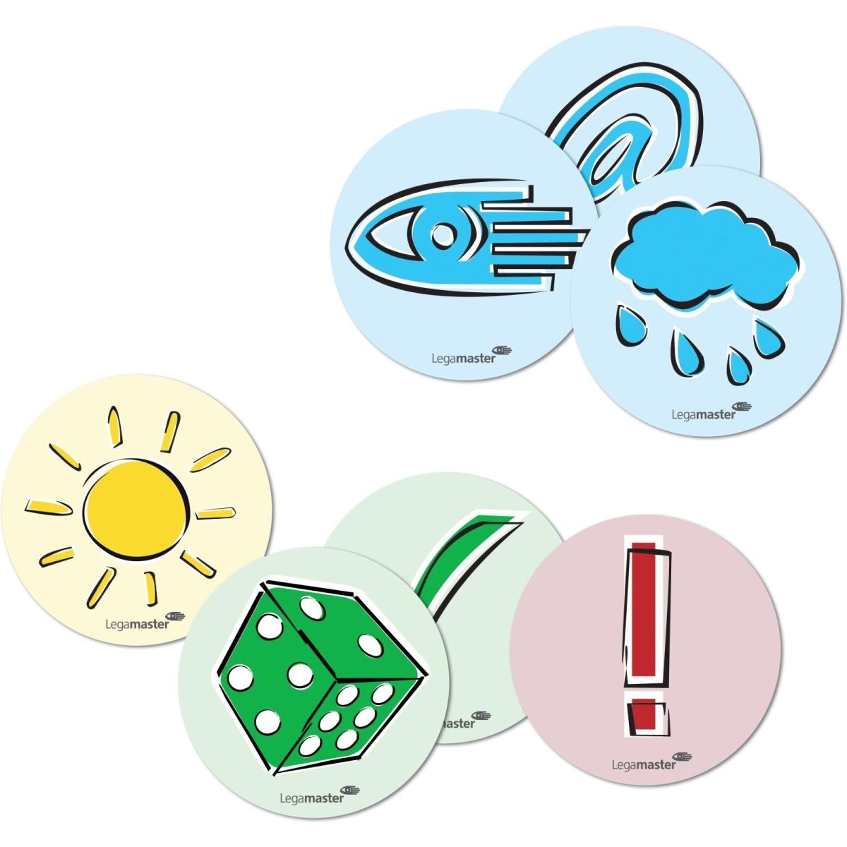 Thumbnail - Legamaster, Zubehör Präsentieren, Moderationskarte Emoticon Symbole sortiert