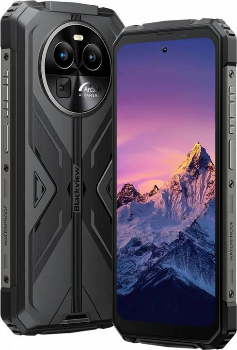 Actual product image Blackview BV8100 (Dual Sim - 6.5" Display - 256 GB, 8 GB RAM - NFC) Black (256 GB, Black, 6.50", Dual SIM)